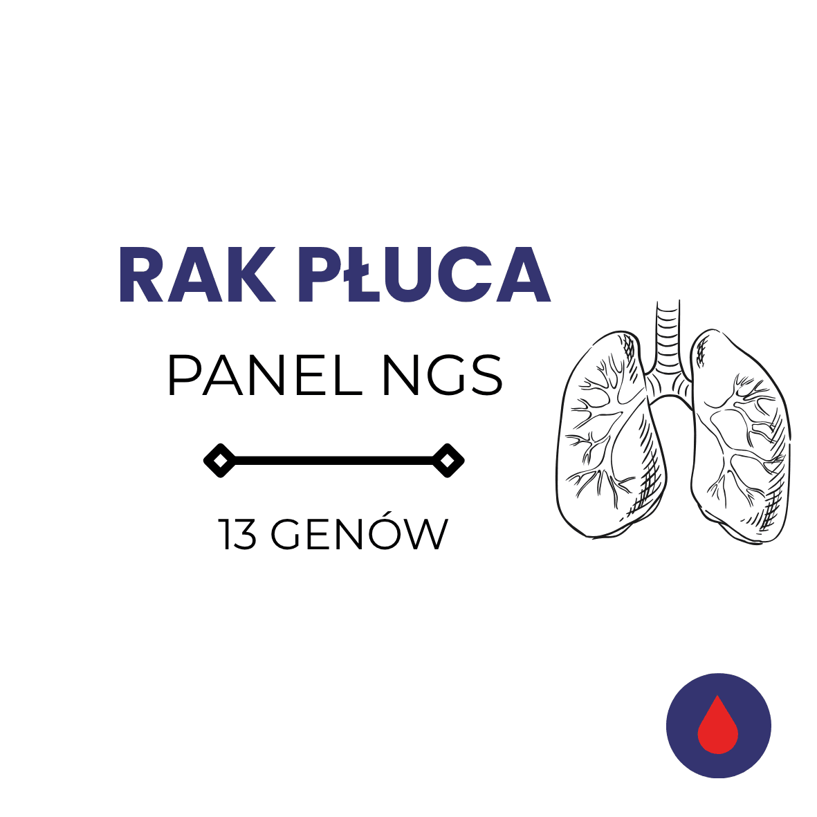 Rak płuca – panel NGS – krew