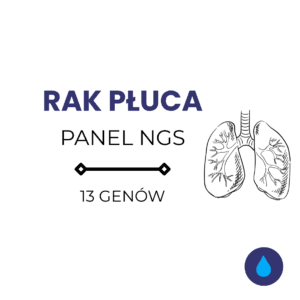 Rak płuca – panel NGS – ślina<span class="custom-lista-opis">Oznaczenie genów związanych z dziedziczną predyspozycją do zachorowania na raka płuca. </span>